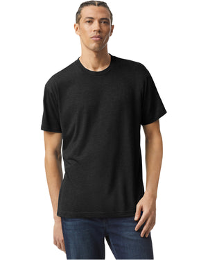 Unisex Triblend Short-Sleeve Track T-Shirt - Tri Black