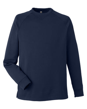 Unisex Fusion ChromaSoft™ Fleece Crew Pullover - Classic Navy