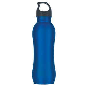 25 Oz. Stainless Steel Grip Bottle - Metallic Blue