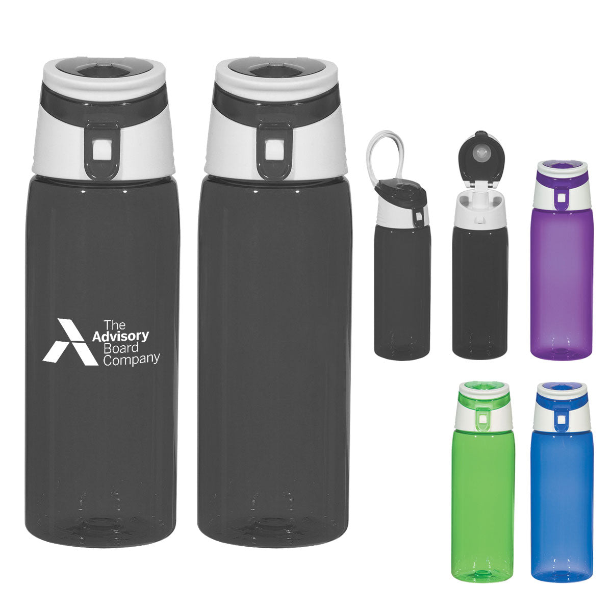 24 oz Flip Top Sports Bottle - Group