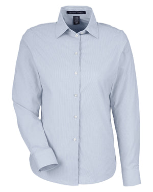 Devon & Jones CrownLux Performance® Ladies' Microstripe Shirt