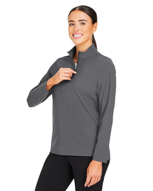 Devon & Jones CrownLux Performance® Ladies' Windsor Welded Quarter-Zip