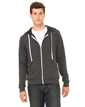 Bella + Canvas Unisex Triblend Sponge Fleece Full-Zip Hoodie