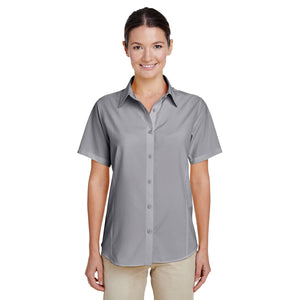 Harriton Ladies' Paradise Short-Sleeve Performance Shirt