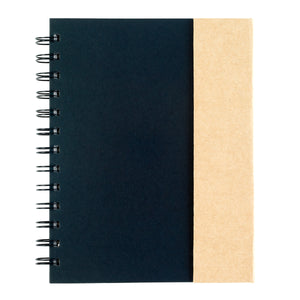 Spiral Notebook With Sticky Notes And Flags