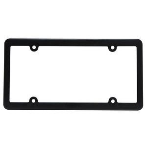 Slim Line License Plate Frame in Polybag - Black