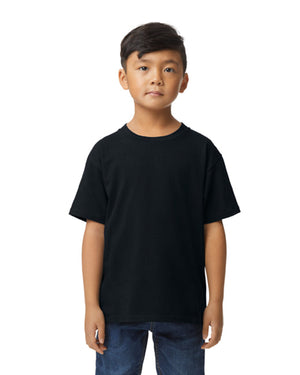 Youth Softstyle Midweight T-Shirt - Pitch Black