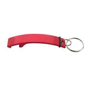 Curve Aluminum Bottle Opener - Red