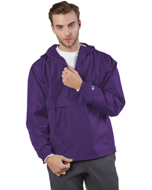 Champion Adult Packable Anorak Quarter-Zip Jacket - Front