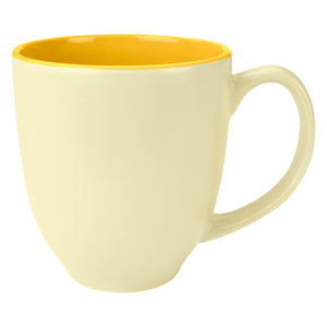 14 Oz. Sorbet Bistro Mug (Yellow)