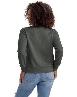 Next Level Apparel Ladies' Laguna Sueded Sweatshirt