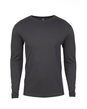 Men's Cotton Long-Sleeve Crew - Heavy Metal