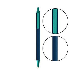 Cobalt BIC® Clic Stic® Pen - Cobalt With Teal