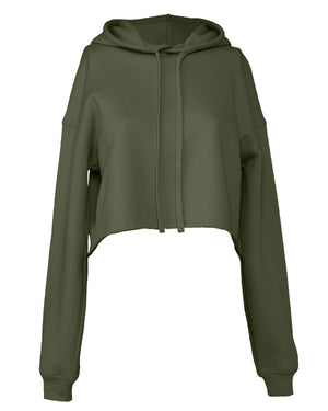 Bella + Canvas Ladies' Cropped Fleece Hoodie