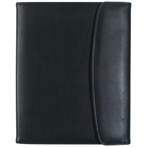 Leather Look 8 ½" X 11" Portfolio - Black