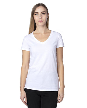 Threadfast Ladies' Ultimate CVC V-Neck T-Shirt