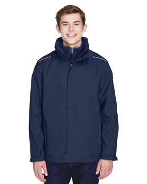 Core365 Men's Tall Region 3-in-1 Jacket with Fleece Liner