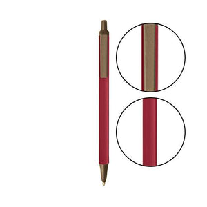 Metallic Red BIC® Clic Stic® Pen - Metallic Red With Metallic Sand