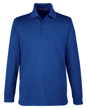 Harriton Men's Tall Advantage Long Sleeve Snag Protection Plus IL Polo