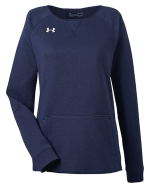 Under Armour Ladies' Hustle Fleece Crewneck  Sweatshirt