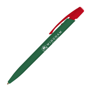 BIC® Media Clic™ Pen - Forest Green With Red