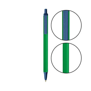 Green BIC® Clic Stic® Pen - Green With Metallic Dark Blue