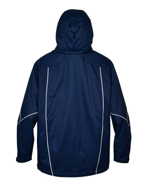 North End Men's Angle 3-in-1 Jacket with Bonded Fleece Liner