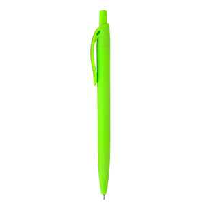 Sleek Write Rubberized Pen - Lime