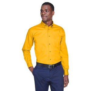 Men's Easy Blend™ Long-Sleeve Twill Shirt with Stain-Release