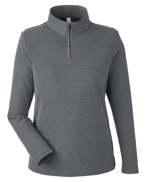 Core365 Ladies' Fusion ChromaSoft™ Pique Quarter-Zip