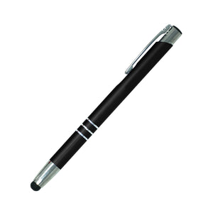 Excalibur Metal Promotional Pen with Soft Stylus - CM1122 - Black