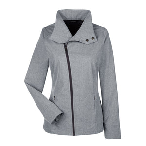 North End Ladies' Edge Soft Shell Jacket with Convertible Collar