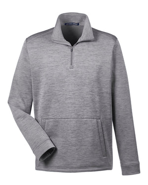 Devon & Jones Men's Newbury Mélange Fleece Quarter-Zip