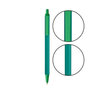 Teal BIC® Clic Stic® Pen - Teal With Green