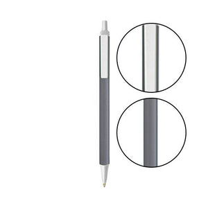 Silver BIC® Clic Stic® Pen - Silver With White