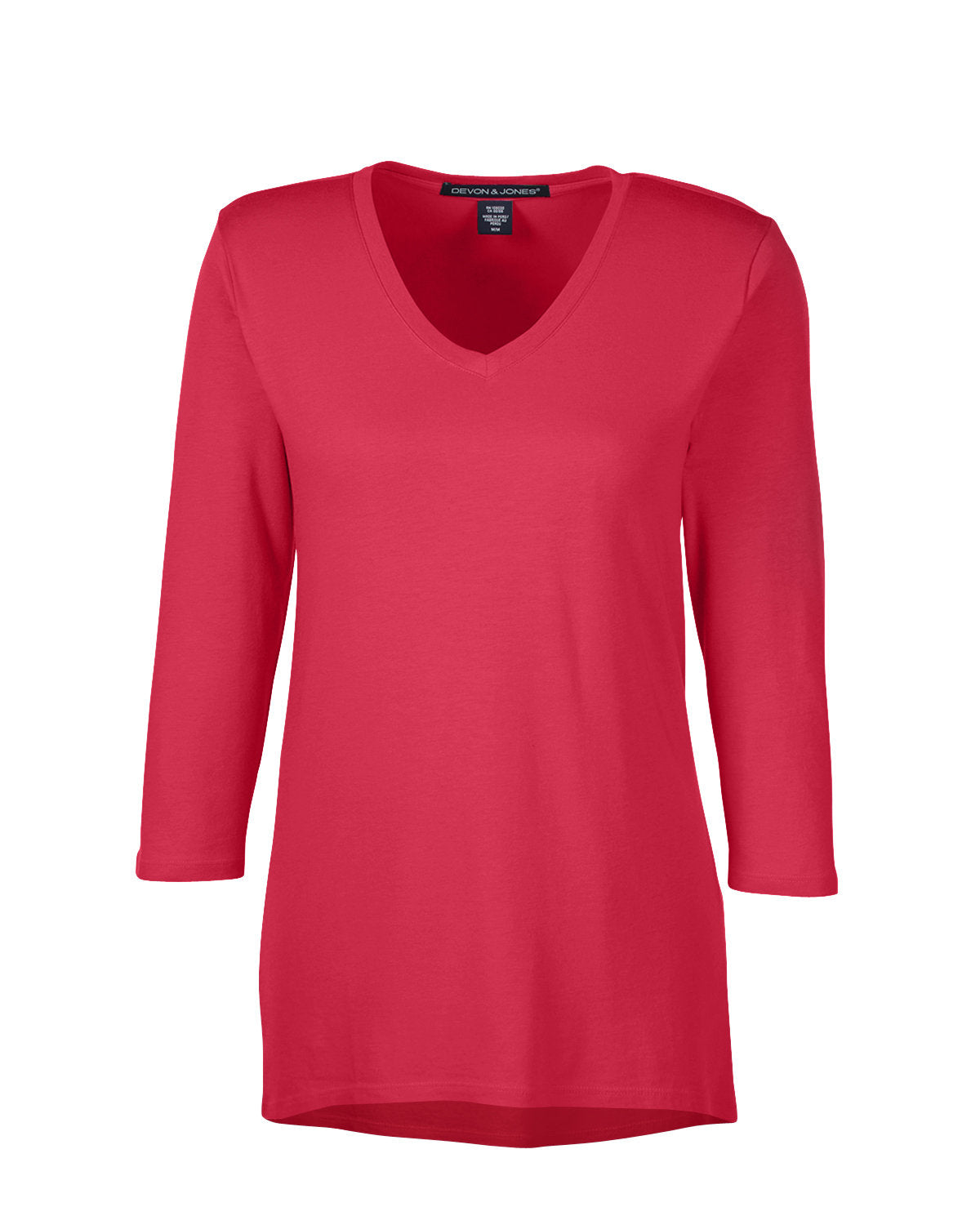 Devon & Jones Ladies' Perfect Fit™ Bracelet-Length V-Neck Top