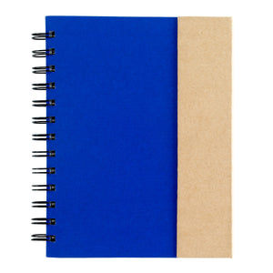 Spiral Notebook With Sticky Notes And Flags