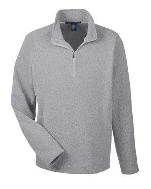 Devon & Jones Adult Bristol Sweater Fleece Quarter-Zip