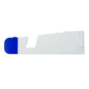 V-Fold Tablet Stand - White With Royal Blue