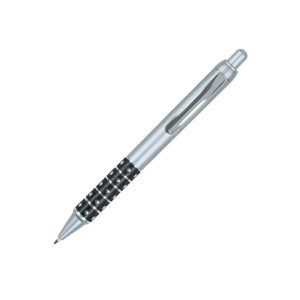 Nitro Plastic Click-Action Promotional Pen - CM1139 - Silver with Black