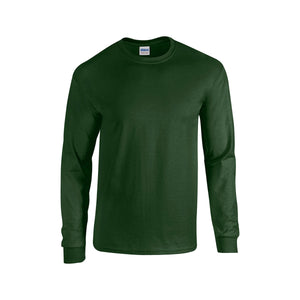 Gildan Adult Heavy Cotton™ Long-Sleeve T-Shirt - Forest Green