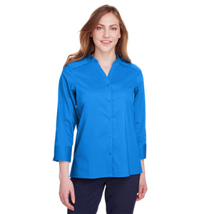 Devon & Jones Ladies' Crown  Collection® Stretch Broadcloth 3/4 Sleeve Blouse