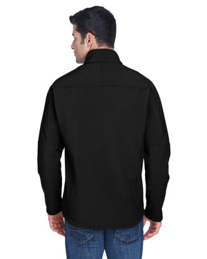 North End Men's Three-Layer Fleece Bonded Soft Shell Technical Jacket