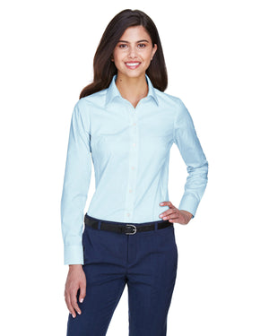 Devon & Jones Ladies' Crown Collection® Solid Oxford Woven Shirt