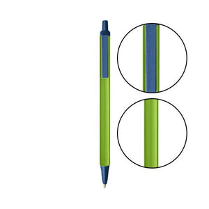 Metallic Green BIC® Clic Stic® Pen - Metallic Green With Metallic Dark Blue