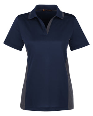 Harriton Ladies' Flash Snag Protection Plus IL Colorblock Polo