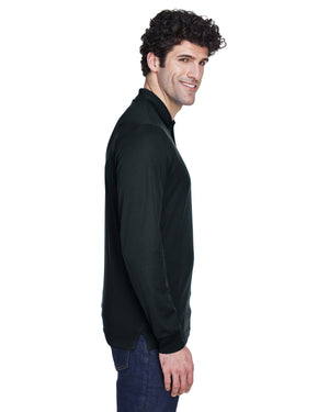 Core365 Men's Tall Pinnacle Performance Long-Sleeve Piqué Polo