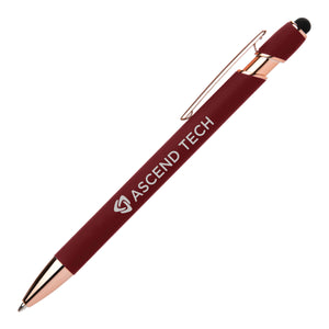 Ellipse Softy Rose Gold Classic with Stylus - Red