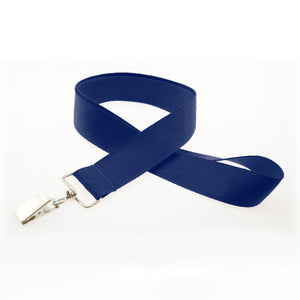 1" BEST Value Lanyard - Navy Blue