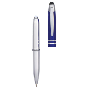 Ballpoint Stylus Pen With Light - Blue